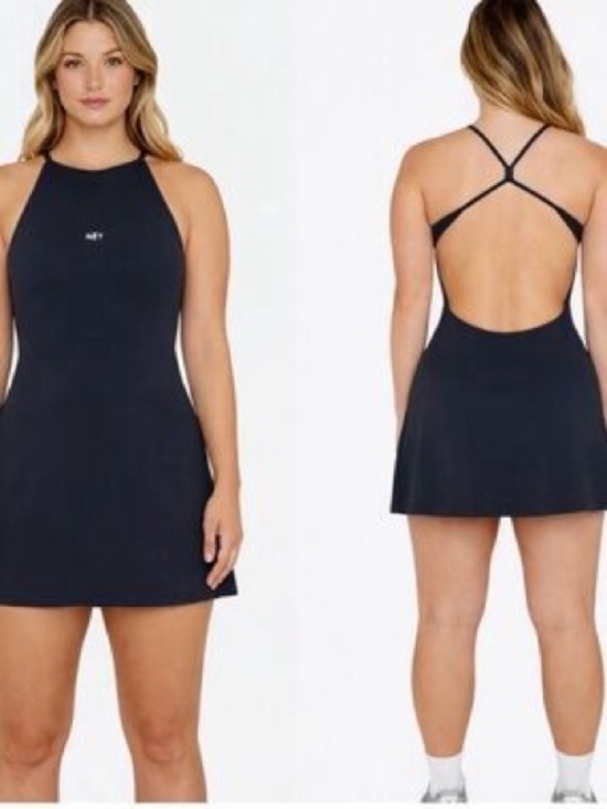 SET Active Dresses & Skirts - SET Active Black Backless Athletic Tennis Dress